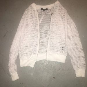 white see thru jacket